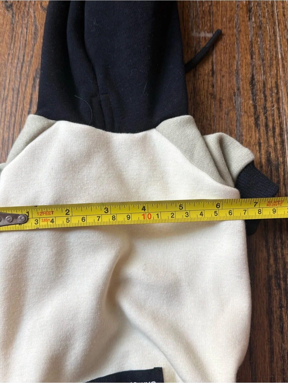 Spark Paws Cream & Black Hoodie for Dogs